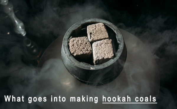 What goes into making hookah coals