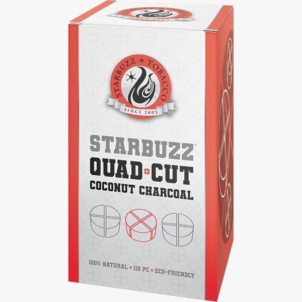 Starbuzz Quad Cut Coconut Charcoal -112 Pcs