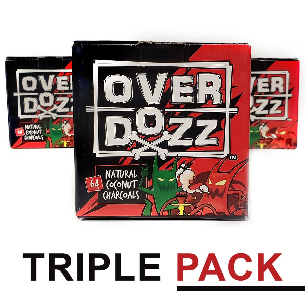 Overdozz Charcoal Triple Pack